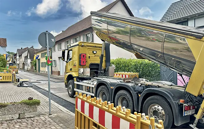 Menner Tiefbau Asphaltarbeiten 