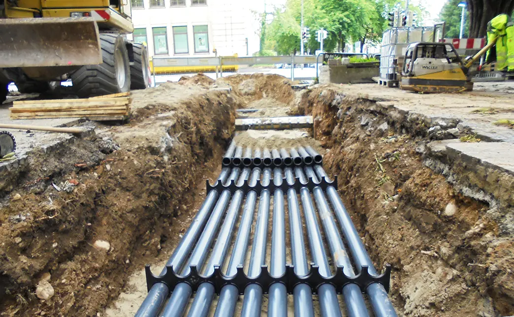 Menner Tiefbau Leitungstiefbau