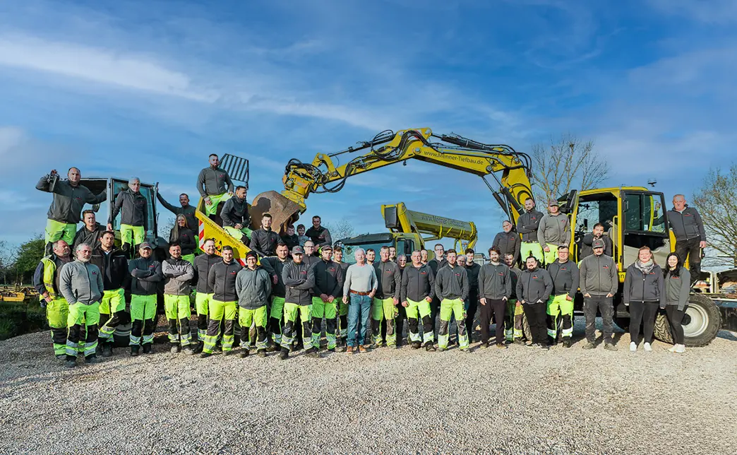 das Menner Tiefbau Team 2026
