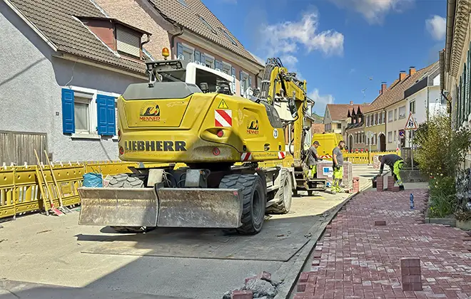 Menner Tiefbau Pflasterarbeiten