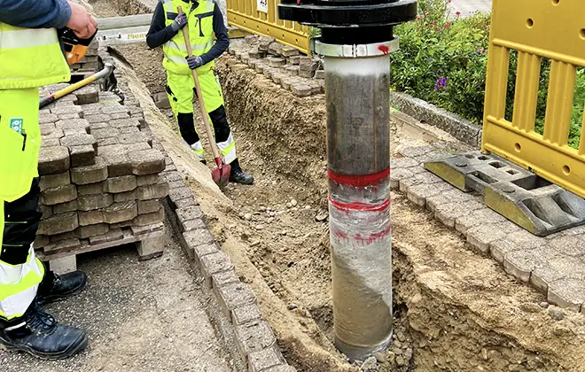 Menner Tiefbau Saugbaggerarbeiten 