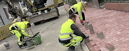 Menner Tiefbau: Pflasterarbeiten